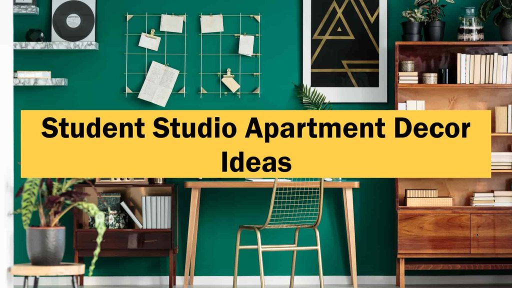 Student Studio Apartment Decor Ideas (totally budget-friendly)