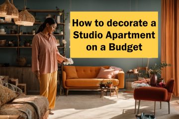 How to decorate Studio Apartment on a budget